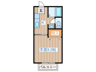 ソレア－ド遠見塚Ⅲ番館の物件間取画像